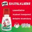 Pritt Bastelkleber, transparent trocknender Alleskleber für Zuhause, Schule oder Büro, weißer Bastelleim für Kinder, 1 Flasche à 100 g, 9H PAKC2