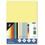 Kangaro - Tonpapier Pastell Gelb DIN A4-120g/m² FSC mix – 100 pack - Briefpapier Bastelpapier DIY