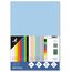 Kangaro - Tonpapier Pastell Blau DIN A4-120g/m² FSC mix – 100 pack - Briefpapier Bastelpapier DIY