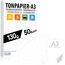 Tonzeichenpapier A3 – 130g – 50 Blätter – Bastel Bogen - Stabiles Zeichenpapier, Pappe zum Basteln, Zeichenkarton - DIY - Kreativ Zubehör für Fotoalben Weiß