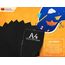 100 Stück Schwarz TONZEICHENpapier A4 – 130g stark – Schwarze Blätter – Bastel Bogen - Vollschwarz – Stabiles Zeichenpapier, Pappe zum Basteln, Zeichenkarton - DIY - Kreativ Zubehör für Fotoalben