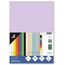 Kangaro - Tonpapier Pastell Lilla DIN A4-120g/m² FSC mix – 100 pack - Briefpapier Bastelpapier DIY