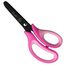 Läufer 87222 Ergonomische Bastelschere für Kinder, Schule ab 1. Klasse, pink/rosa, für Rechtshänder, Schere mit runder Spitze