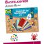 Lena 42665 - Jumbo Bastelkoffer mit 800 Teile in kräftigen Farben, Material zum Basteln, mit Moosgummi, Buntpapier, Pompon, Bänder, Kulleraugen, Holzstiele und vielem mehr, ab 5 Jahre, blau