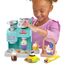 Play-Doh Kitchen Creations Knetspaß Café, Bastel-Set mit Spielzeug-Kaffeemaschine mit 20 Accessoires und 8 Dosen zweifarbige Knete, kreatives für Kinder ab 3 Jahren