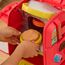 Play-Doh Pizza-Lieferspaß, Scooter und Spielküche, 10 Dosen Knetmasse zum Pizza Backen, Bastel-Set inklusive vieler Accessoires und Werkzeuge, kreative für Kinder ab 3 Jahren
