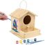 LotFancy Vogelhaus Bausatz für Kinder, Vogelhaus zum bemalen, Holz Bastelset, DIY Basteln Set für Kindergeburtstag, Ostern Geschenke für Mädchen Jungen Kleinkinder