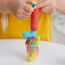 Play-Doh Smoothie Mixer, Bastelset mit Küche, 2 x 57g & 3 x 28g Dosen Bunte Knete für Zutaten, kreatives Spielen für Kinder ab 3 Jahren