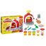 Play-Doh Kitchen Creations Pizzabäckerei, 4 x 57g Dosen und 2 x 28g Dosen Knetmasse, Bastel-Set mit Küche und Werkzeuge zum Backen und kreativen Spielen, für Kinder ab 3 Jahren