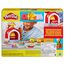 Play-Doh Kitchen Creations Pizzabäckerei, 4 x 57g Dosen und 2 x 28g Dosen Knetmasse, Bastel-Set mit Küche und Werkzeuge zum Backen und kreativen Spielen, für Kinder ab 3 Jahren