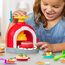 Play-Doh Kitchen Creations Pizzabäckerei, 4 x 57g Dosen und 2 x 28g Dosen Knetmasse, Bastel-Set mit Küche und Werkzeuge zum Backen und kreativen Spielen, für Kinder ab 3 Jahren
