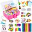 3000 Stück Bastelset Kinder DIY Basteln Bastelkoffer Bastelbedarf Material Set mit Pfeifenreiniger Kulleraugen Kreativ Scrapbooking Bastelbox Bastelsets für Mädchen Jungen 4 5 6 7 8 Jahre Geschenk