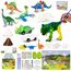 BONNYCO Dinosaurier Spielzeug Malset 16 Figuren. Dino Bastelset Kinder Spielzeug sie leuchten im Dunkeln. Dinosaurier Basteln, Geschenke für Kinder 3 4 5 6 7 8 9 10 Jahre Geburtstag, Weihnachten