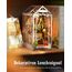 ROWOOD Book Nook Kit Gartenhaus, DIY Booknook Diorama Buchstütze Modellbausatz 3D Puzzle Aus Holz - Miniatur Haus Kit Bastelset Geschenke