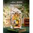 ROWOOD Book Nook Kit Gartenhaus, DIY Booknook Diorama Buchstütze Modellbausatz 3D Puzzle Aus Holz - Miniatur Haus Kit Bastelset Geschenke
