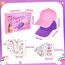 Shmily Bastelset : Geschenk Mädchen 4-12 Jahren Einhorn Kappe Spielzeug ab 4 5 6 7 8 9 10 11 Alte Kinder Geburtstag Pferde Baseballcap Sonnenhut Basteln, Rosa+Lila