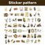 110 Stück Vintage Aufkleber, Aesthetic Kindle Aufkleber, für Journaling Fotoalbum Scrapbooking Stickers, DIY Basteln Aesthetic Deko