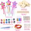 Atoylink Bastelset Kinder Mädchen, 12 Stück Prinzessin Zauberstab Basteln Zubehör Mädchen Party Mitgebsel Prinzessin Basteln Kindergeburtstag Geschenk Kinder 3 4 5 6 7 8 9 10 jahre
