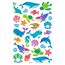 folia 19502 - Bubble - Sticker II mit Unterwasser Motiven, mit strukturierter Bläschenoberfläche, 28 Stück, ideal geeignet zum Verzieren von Grußkarten, Bastelarbeiten und Scrapbooking