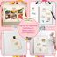 DPKOW 310+ Sticker für Geburtstag Gästebuch Fotoalbum, Geburtstag Aufkleber für Scrapbook Geburtstagskarten Geschenke Deko Geburtstag Sticker für Erwachsene Kinder Bullet Journal, Transparent