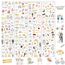 DPKOW JGA Sticker Hochzeit Gästebuch 12 Bögen, Fotoalbum Aufkleber JGA Hochzeit Scrapbook Bullet Journal Stickers Liebe Love Wedding Deko Hochzeit JGA Aufkleber Junggesellinnenabschied, Glitzer