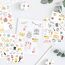 DPKOW JGA Sticker Hochzeit Gästebuch 12 Bögen, Fotoalbum Aufkleber JGA Hochzeit Scrapbook Bullet Journal Stickers Liebe Love Wedding Deko Hochzeit JGA Aufkleber Junggesellinnenabschied, Glitzer