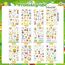 DPKOW 24 Blatt Deutsch Ostern Sticker Set für Basteln, DIY Scrapbook, Fotoalbum - Aufkleber mit Ostereier, Hasen und christlichen Abziehbildern