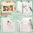 DPKOW JGA Sticker Hochzeit Gästebuch 12 Bögen, Fotoalbum Aufkleber JGA Hochzeit Scrapbook Bullet Journal Stickers Liebe Love Wedding Deko Hochzeit JGA Aufkleber Junggesellinnenabschied, Glitzer