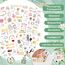 DPKOW JGA Sticker Hochzeit Gästebuch 12 Bögen, Fotoalbum Aufkleber JGA Hochzeit Scrapbook Bullet Journal Stickers Liebe Love Wedding Deko Hochzeit JGA Aufkleber Junggesellinnenabschied, Glitzer