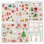 younikat Aufkleber Set Weihnachten Advent 145 Stück - Sticker Scrapbook Fotoalbum Kalender Deutsch I you0171