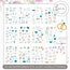 ECCK Sticker Hochzeit Gästebuch (12 DIN A5 Bögen), Hochzeitssticker Set mit Aufkleber Hochzeit für Gästebuch, Tischkarten, Scrapbook & Fotoalbum mit Liebe, Vintage & Herz-Motiven auf Deutsch