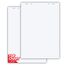 Conipa® - 5 x Flipchart Papier Block 68x99 cm weiß (BLANKO) 80 g/qm - 5 Flipchart-Blöcke à 20 Blatt - Whiteboard-Papier für Charts & Meetings (5 Blöcke Blanko)