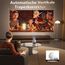 Smart Mini Beamer, Upgraded Hi-Fi Mini-Projektor mit 4K-1080P-Unterstützung, 300 ANSI-Lumen, WIFI6 & Bluetooth & Auto-Keystone Video Projektor für Schlafzimmer Heimkino
