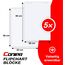 Conipa® - 5 x Flipchart Papier Block 68x99 cm weiß (BLANKO) 80 g/qm - 5 Flipchart-Blöcke à 20 Blatt - Whiteboard-Papier für Charts & Meetings (5 Blöcke Blanko)