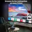 Beamer, Full HD 1080P 1200 ANSI Lumen 5G WiFi Bluetooth Beamer 4K Unterstützung, LED Heimkino Video Projektor 300 '' Display, kompatibel mit Fire Stick,Smartphone,PS5 Projektor