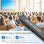 Norwii Wiederaufladbare Bluetooth Präsentations-Fernbedienung, Wireless Presenter mit Grünem Leuchtpunkt für PowerPoint, 100m Reichweite für Lehrer und Referenten, macOS Kompatibel