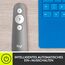 Logitech R500s Presenter mit Laser Klasse 1 für Bluetooth und USB – Universell kompatibel, 20 Meter Reichweite, konfigurierbar, intelligente Batterienutzung mit 12 Monaten Laufzeit – Hellgrau