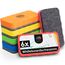 OfficeTree 6x Whiteboard Schwamm Magnetisch - 6 Farben - trocken Whiteboardreiniger entfernt Schrift und Zeichnungen - Tafelwischer - Magnetschwamm - Tafellöscher - Schwamm Whiteboard Eraser