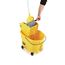 Rubbermaid Commercial Products FG758088YEL WaveBrake Combo Moppwagen, Presse mit seitlichem Hebel