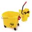 Rubbermaid Commercial Products FG758088YEL WaveBrake Combo Moppwagen, Presse mit seitlichem Hebel