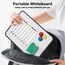 2 Stück Whiteboard Magnetwand, doppelseitige Whiteboard Trocken abwischbare, A3-Format Magnettafel Magnetwand, mit trocken abwischbaren Stiften, Radiergummi, Magneten, 42 x 30 cm