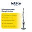 Beldray Clean & Refresh Dampfreiniger – Dampfmopp, Chemikalienfreie Reinigung, Präzisionskopf für Ecken, Schnellaufheizung, 350 ml Wassertank, Teppich, Laminat, Holz, 1300W, BEL01986VDE