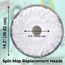 ARSUK 3er-Pack Ersatzköpfe für Spin Mop – 360° rotierende Mikrofaser-Wischmop-Nachfüllungen – Super saugfähig, maschinenwaschbar, universelle Passform für runde Wischmops (2)