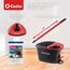 O-Cedar EasyWring SpinMop, Plastik, rot, grau, Standard