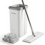 JOYMOOP Mop und Eimer mit Wringer Set, Hands Free Flat Floor Mop und Eimer, mit 5 waschbaren Mikrofaserpads, Nass- und Trockeneinsatz, Bodenreinigungssystem