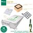 McFilter I TOP Sparset 12 Staubsaugerbeutel 12 Dufststicks 2 Hepafilter 2 Motorfilter kompatibel mit Vorwerk Kobold VK 135 VK 136 Staubsauger