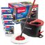 O-Cedar Mop und Eimer Frustfreie Verpackung Microfiber Floor Cleaning System Spin Mop and Bucket with 4 Extra Refills