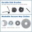 VIEWALL QV 35A Zubehör für Roborock QV 35A/QV 35S/QR 598/QR 798 Staubsauger 1 Hauptbürsten,4 HEPA-Filter,4 Staubbeutel,4 Wischtücher,4 Seitenbürsten,1 Bürste,1 Schraubendreher,19 pcs Ersatzteilset