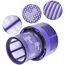 4 Stück Ersatzfilter für Dyson V10 SV12 Cyclone Animal Absolute V10 Total Clean Akku Staubsauger Ersatzteil,V10 Motörhead Hepa Filter mit Reinigungsbürste Ersetzen Sie # DY-969082-01