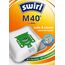 Swirl M 40 EcoPor Staubsaugerbeutel (10 Beutel), reißfeste Staubbeutel für einige Siemens & Bosch Staubsauger, im umweltfreundlichen Umkarton, 99,9% Filterung von Hausstaub & allergenem Feinstaub
